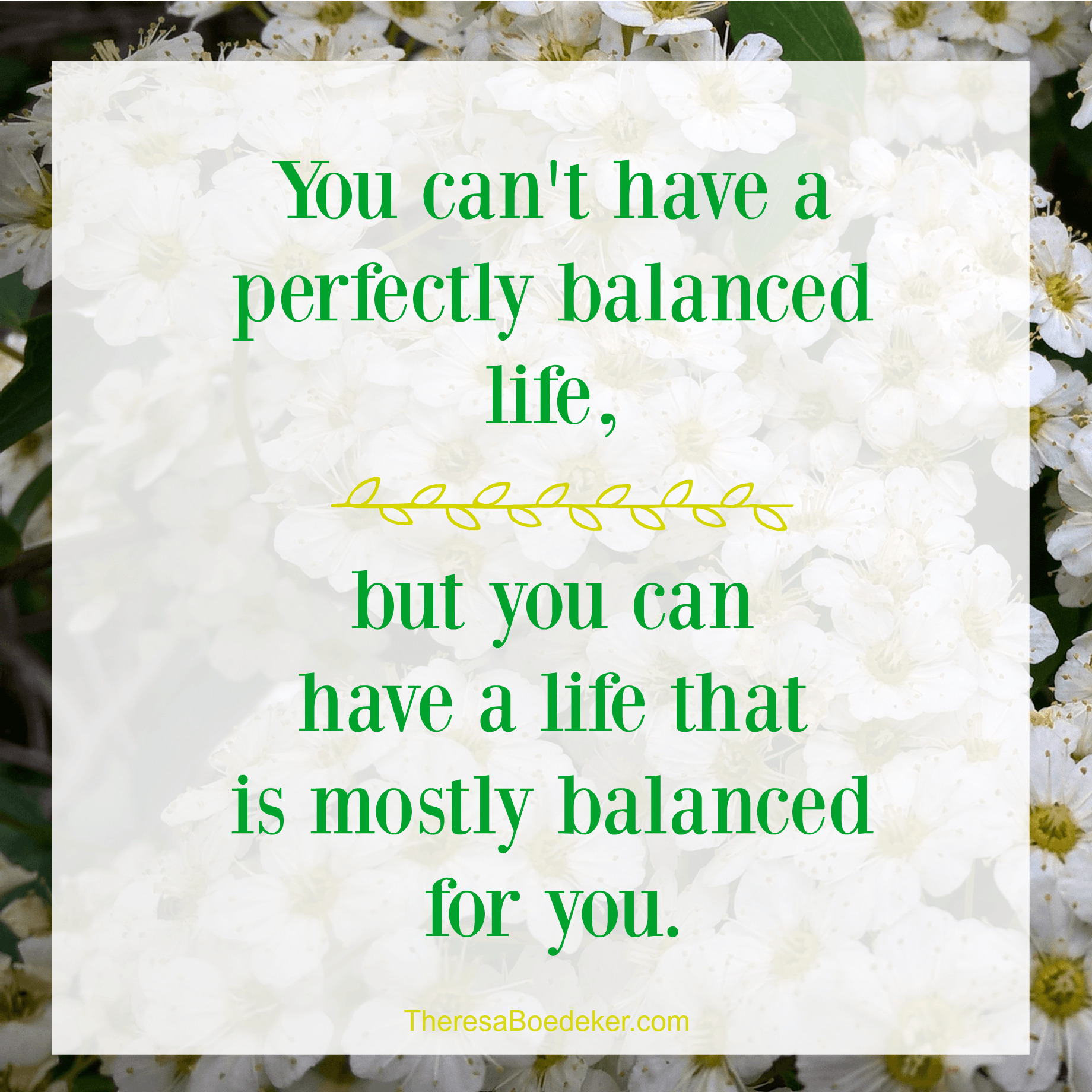 You can't have a perfectly balanced life, but you can have a life that is mostly balanced for you. Learn 5 tips to achieve your own mostly balanced life.