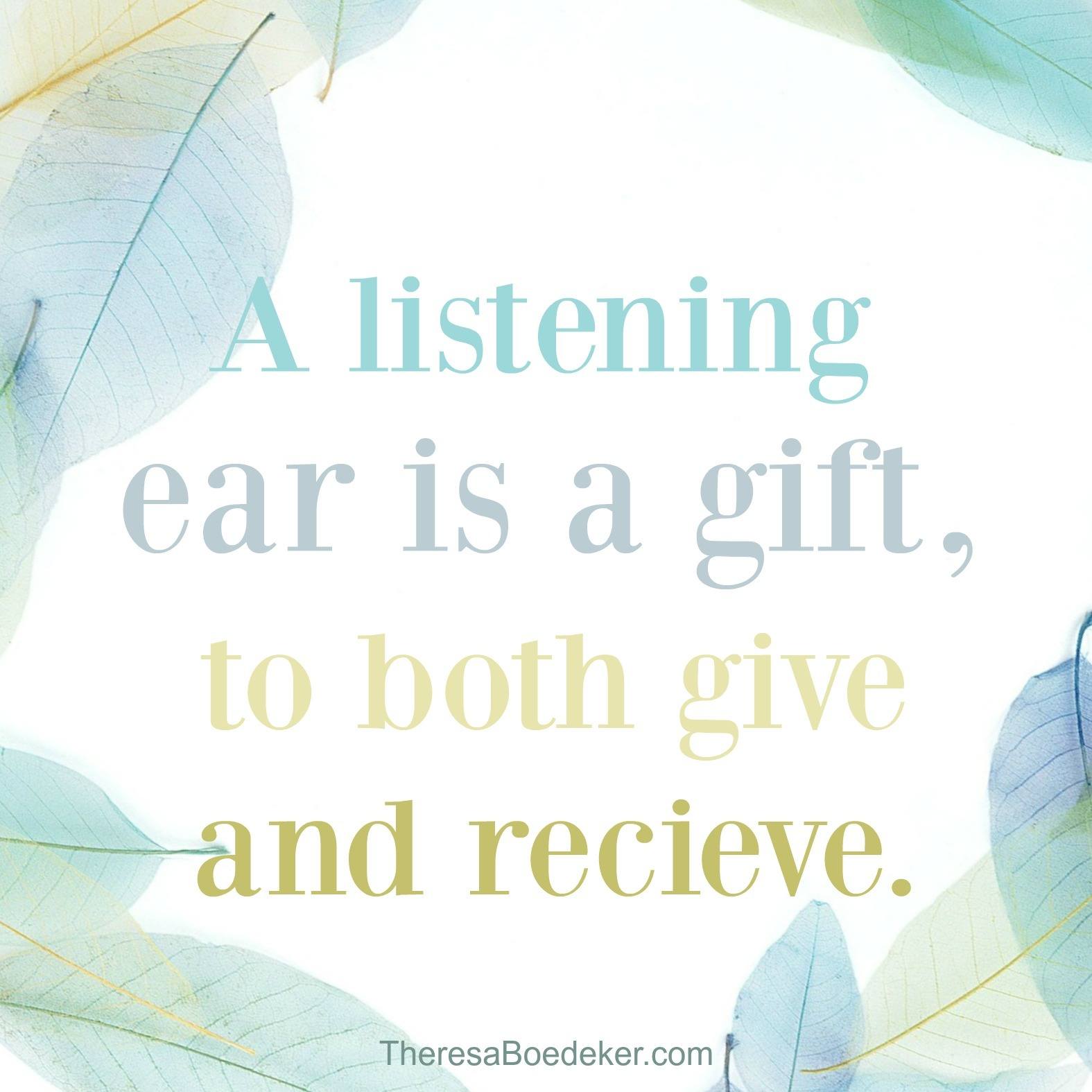 Sometimes it is better to listen more than talk. Learn the qualities of a good listener.