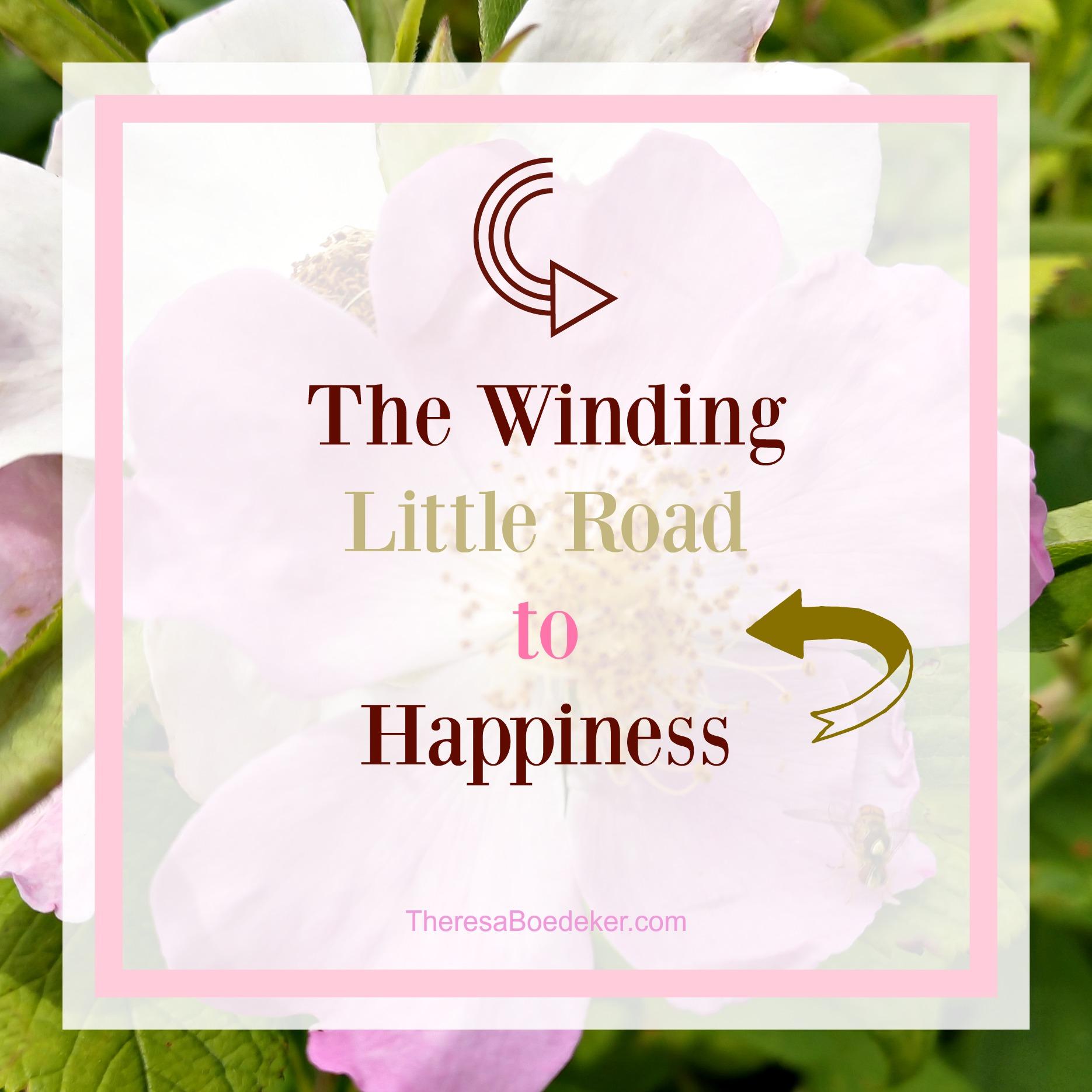 Learn to embrace the winding little road to happiness.